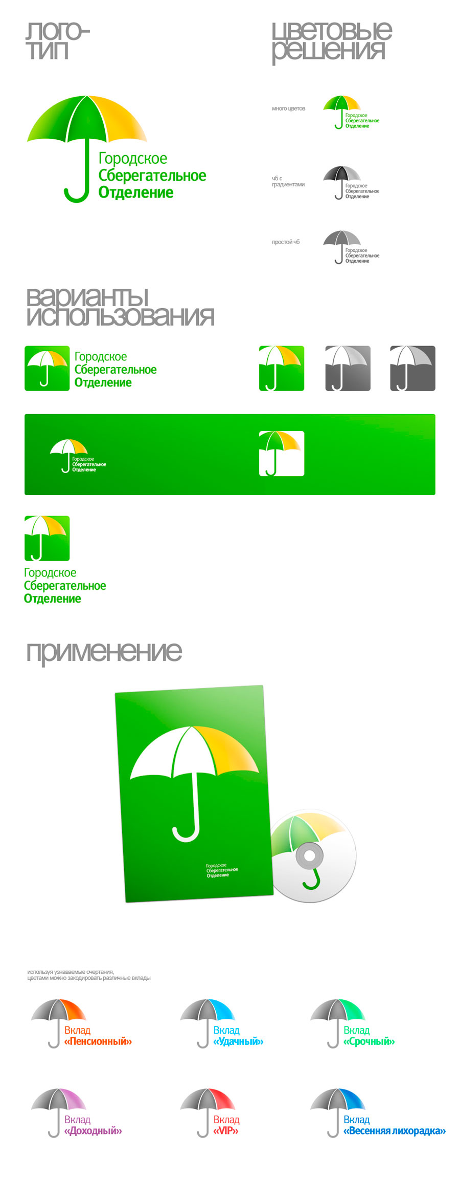 Варианты оформления